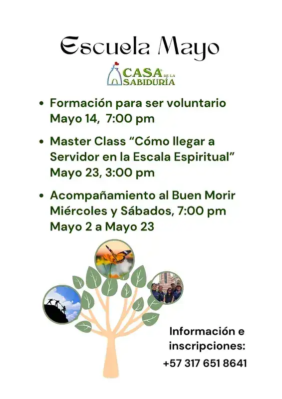 Programación de cursos Casa de la Sabiduría 2026