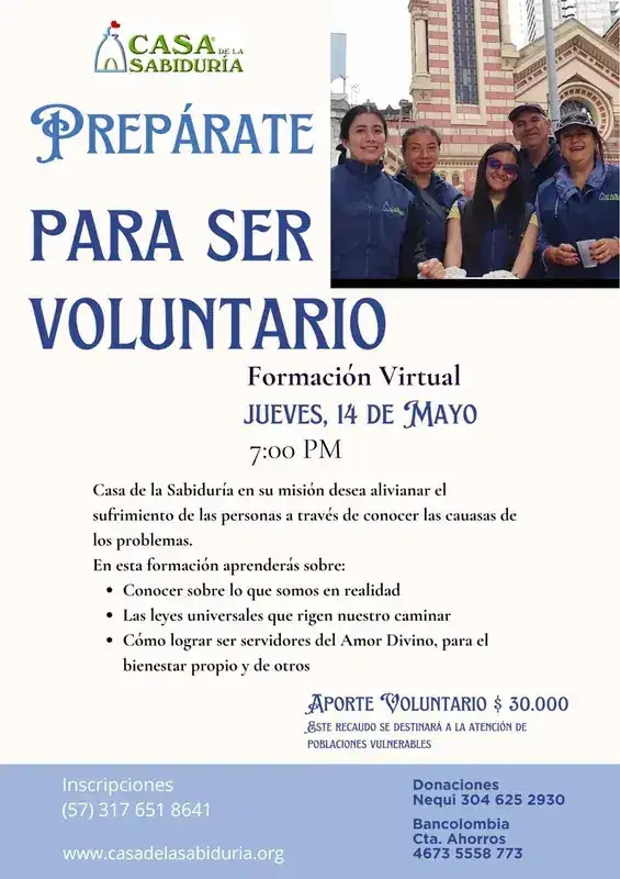 Taller Prepárate para ser Voluntario